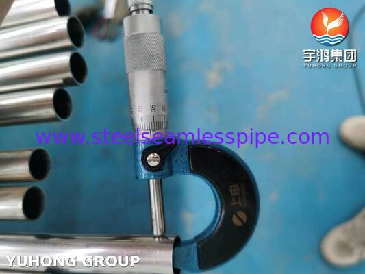 Ống hàn thép không gỉ ASTM A249 TP304 ủ sáng cho nhà máy bia