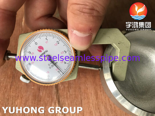 A403 WP304L-S Cap, B16.9 Thép không gỉ carbon thấp Butt Weld Fitting For Hydraulic Engineering