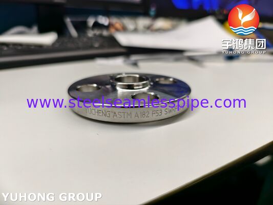 ASTM A182 F53 UNS S32750 1.4410 Super Duplex Stainless Steel Socket Weld RF Flange với dòng nước flange