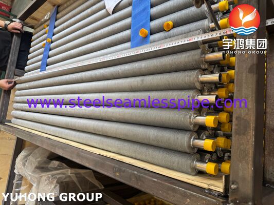 Ống cánh ép đùn thép không gỉ và nhôm EN 10217-7 1.4301