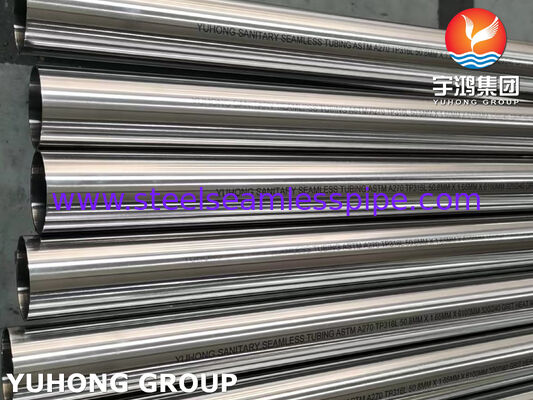 Stainless Steel Welded Tube A270 TP304 180 360 Grit Polished Surface for Food Beverage and Dairy Industry