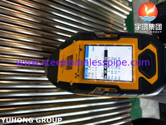 A249 TP316L Bụi hàn thép không gỉ, sợi nóng sáng, cho máy trao đổi nhiệt / nồi hơi / máy ngưng tụ