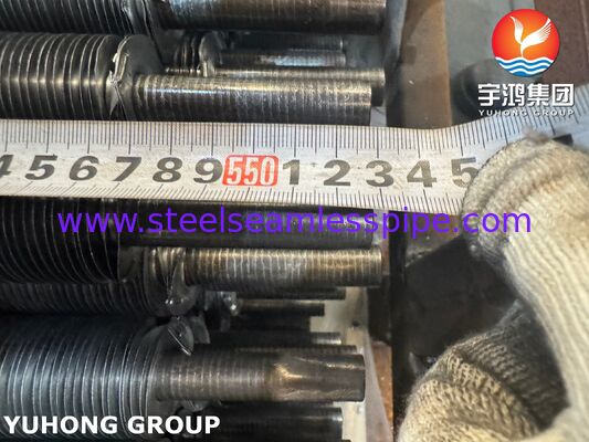 AL1060 Aluminium L-Foot Wound Fin Tube trên đường ống cơ sở ASTM A179