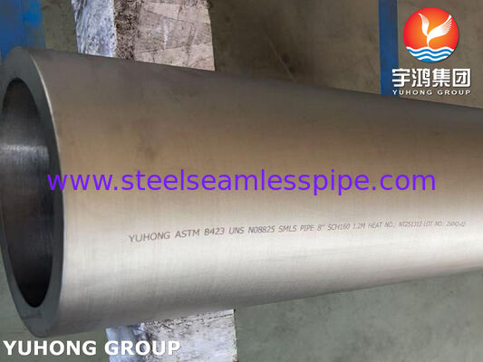 ASTM B423 UNS N08825 / DIN 2.4858 Seamless Pipe Inconel825 Nickel Alloy Pipe
