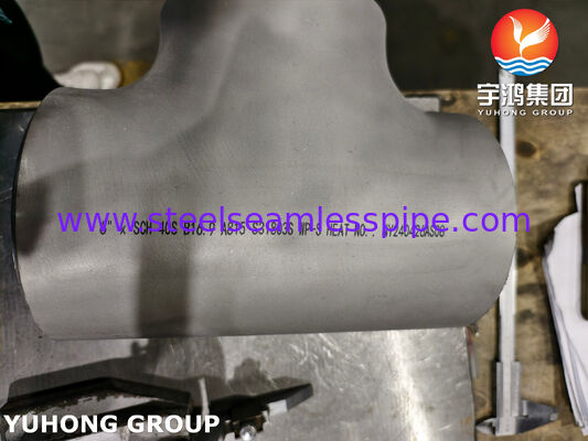 Tê đều hàn đối đầu Thép Duplex 2205 UNS S31803 ASTM A815 theo ASME B16.9