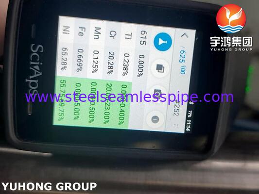 ASME SB444 N06625 Inconel 625 ống hợp kim niken cho máy trao đổi nhiệt, dầu khí ngoài khơi biển & chế biến hóa chất