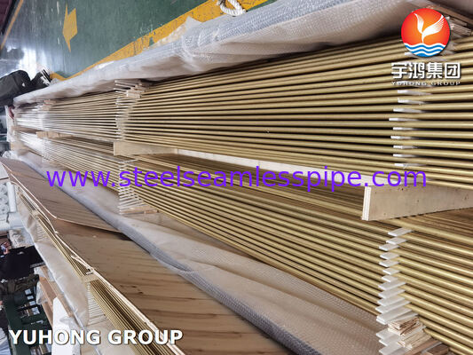 ASME SB111 C68700 Arsenic Aluminum Brass U Bend Seamless Tube With Impingement Attack (Bụi không may uốn cong với sự tấn công ngắt)