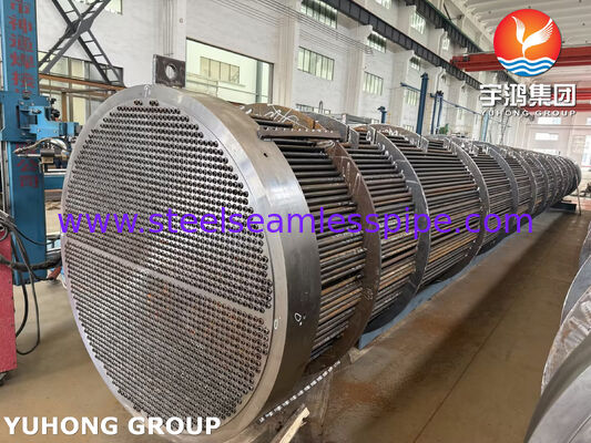 Bộ ống trao đổi nhiệt thép carbon với ống ASME SA179 và tấm ống SA266 Gr.2 - Thay thế trực tiếp cho máy trao đổi nhiệt vỏ và ống