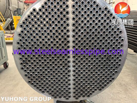 Bộ ống trao đổi nhiệt thép carbon với ống ASME SA179 và tấm ống SA266 Gr.2 - Thay thế trực tiếp cho máy trao đổi nhiệt vỏ và ống