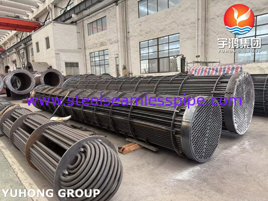 Bộ ống trao đổi nhiệt thép carbon với ống ASME SA179 và tấm ống SA266 Gr.2 - Thay thế trực tiếp cho máy trao đổi nhiệt vỏ và ống
