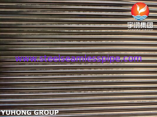 ASTM B163 UNS N08810 Incoloy 800H ống hợp kim niken hồng sáng không may cho máy ngưng tụ