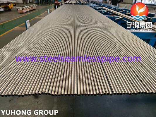 ASTM B163 UNS N08810 Incoloy 800H ống hợp kim niken hồng sáng không may cho máy ngưng tụ