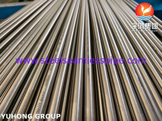 ASTM B163 UNS N08810 Incoloy 800H ống hợp kim niken hồng sáng không may cho máy ngưng tụ