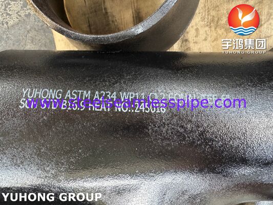 ASTM A234 WP11 CL2 Đồng hợp kim thép bằng Tee CrMo Đồng hợp kim thép Buttweld Pipe Fitting B16.9