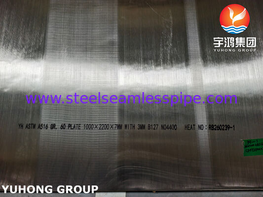 ASTM B127 Monel 400 + ASTM A516 Gr.60 Thép bọc tấm bùng nổ bọc bình áp suất