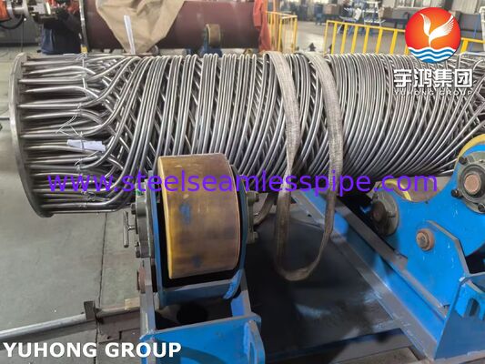 Thép không gỉ ống xoắn ốc vết ASME SA213 TP304/316L Bộ trao đổi nhiệt hiệu quả cao cho các ứng dụng Cryogenic & hóa học
