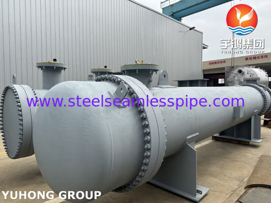 Bộ trao đổi nhiệt dạng ống cố định bằng thép không gỉ với ống ASME SA213 TP304/316L và ống ASME SA182 F304/316L cho các ứng dụng chống ăn mòn