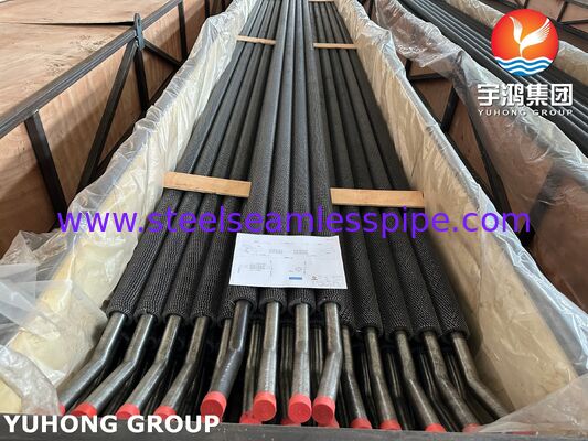 ASTM A213 T91 ống không may bằng thép hợp kim với ống vây CS, ứng dụng HRSG (động cơ lấy nhiệt hơi nước)