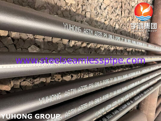 Bụi thép hợp kim ASTM A335 Chrom-Moly hợp kim ống liền mạch lớp P9 P22