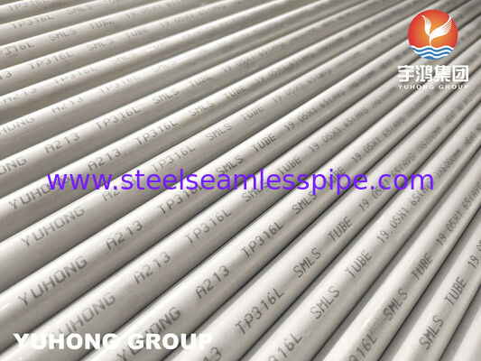 Ống trao đổi nhiệt bằng thép không gỉ A213 TP316L Dàn lạnh