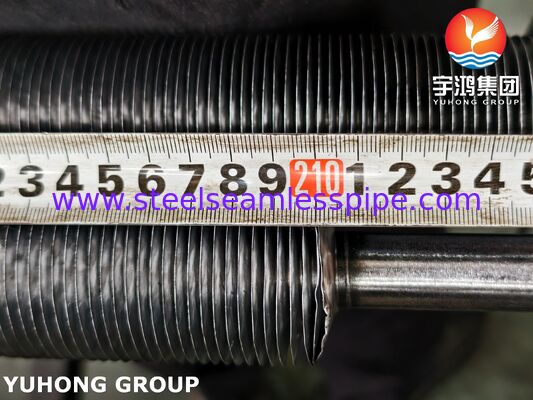Thép 20 + nhôm 1060 loại nhúng ống có vây cho máy làm mát không khí và phục hồi nhiệt