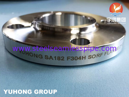 Mặt bích RF giả mạo F304H trượt trên mặt bích bằng thép không gỉ RF