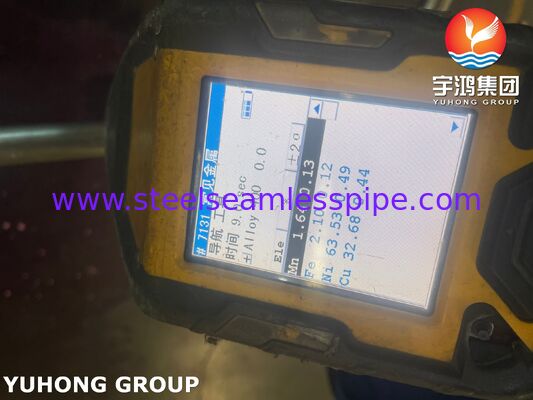 Bụi không may hợp kim niken ASTM B163 UNS N04400 Bụi đồng bộ và ống trao đổi nhiệt