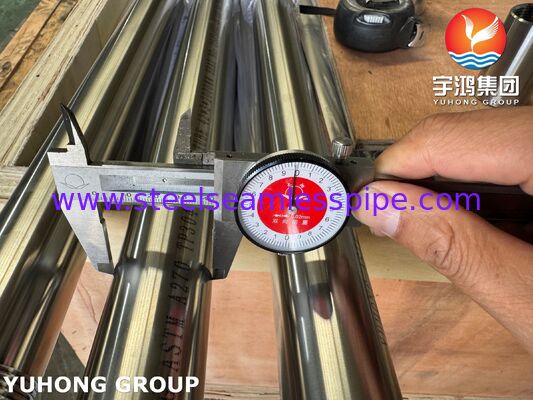 3A ASTM A270 TP304 Bụi vệ sinh không may bằng thép không gỉ loại thực phẩm cho chưng cất
