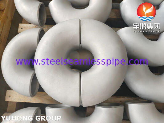 Phụ kiện đường ống ASTM B366 UNS N06022 / DIN 2.4602 / Hastelloy C22 Uốn cong 180 ° SR