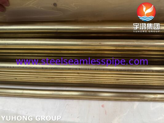 ASME SB111 C44300 Ống hợp kim đồng U-Bend cho bộ trao đổi nhiệt