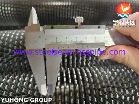 Vây thép carbon dạng ống có răng cưa ASTM A192 cho bộ trao đổi nhiệt
