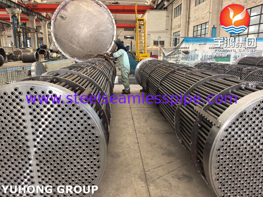 Bộ ống trao đổi nhiệt thép cacbon với vật liệu ASME SA179 và bảng ống ASME SA266 Gr.2 cho các ứng dụng tiêu chuẩn TEMA