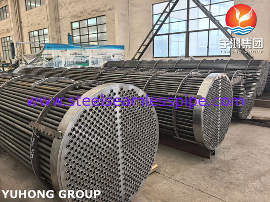 Bộ ống trao đổi nhiệt thép cacbon với vật liệu ASME SA179 và bảng ống ASME SA266 Gr.2 cho các ứng dụng tiêu chuẩn TEMA