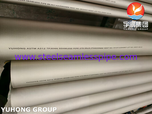 ASTM A312 TP304H / 1.4948 Stainless Steel Seamless Pipe Bơm tròn tráng