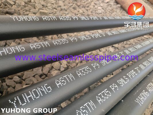 Bụi thép hợp kim ASTM A335 Chrom-Moly hợp kim ống liền mạch lớp P9 P22