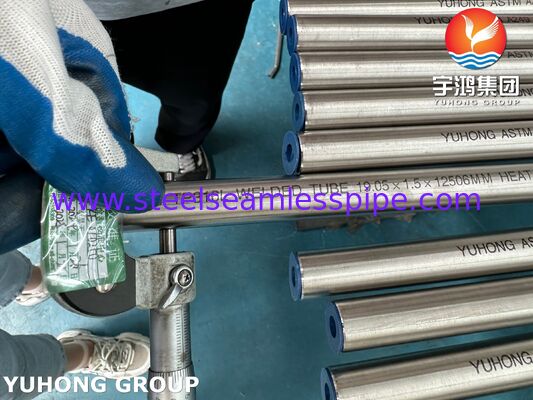 Ống hàn thép không gỉ 316L ủ sáng ASTM A249, Dùng cho bộ làm mát không khí