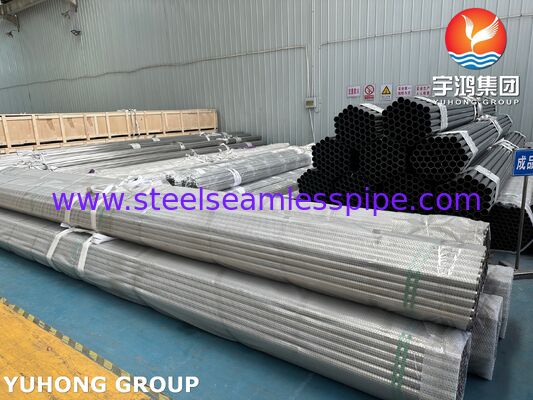 ASTM A249 / ASME SA249 TP316L Bụi hàn thép không gỉ sưởi sáng cho máy lạnh không khí