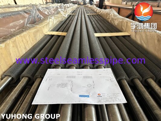 ASTM SA213 T22 ống có vây sợi cho máy trao đổi nhiệt độ cao và nồi hơi