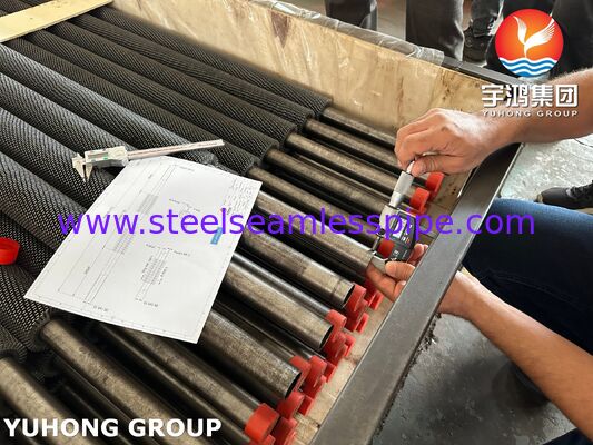 ASTM SA213 T22 ống có vây sợi cho máy trao đổi nhiệt độ cao và nồi hơi