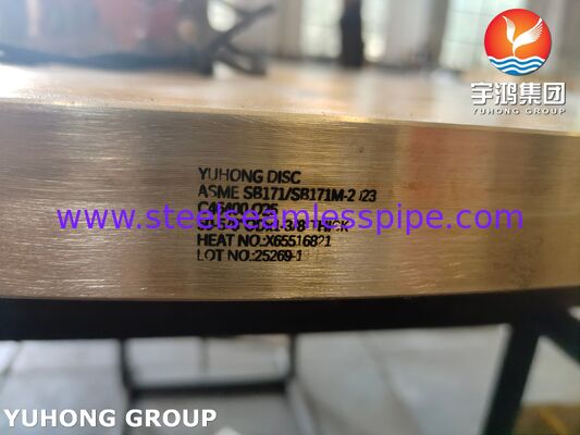 ĐỒNG HỢP KIM VÒNG ĐĨA HẢI QUÂN ĐỒNG ASME SB171 C46400 O25 ĐĨA GIÀY
