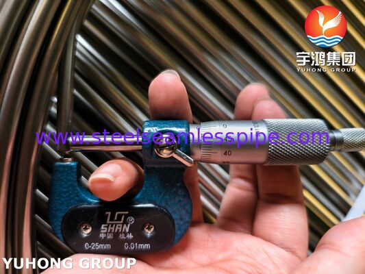ASTM A269 TP316L ống cuộn bằng thép không gỉ nhựa sáng cho đường ống thủy lực
