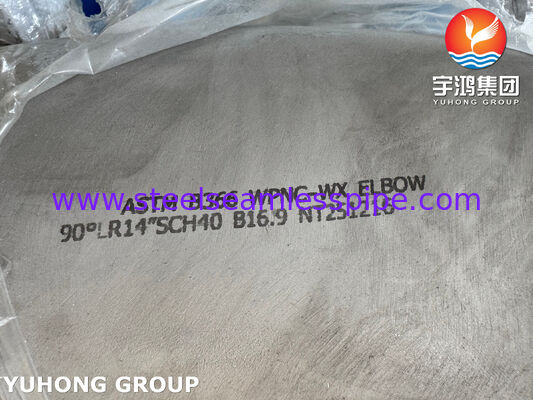 ASTM B366 WPNC khuỷu tay UNS N04400 / Monel 400 Buttweld Pipe Fittings 90 độ LR khuỷu tay