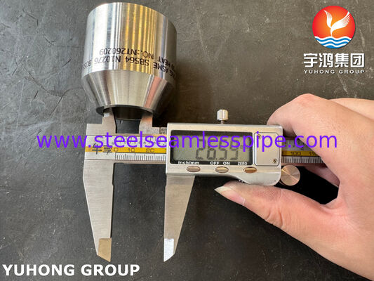 Phụ kiện đúc thép hợp kim niken ASME SB564 N10276 BOSS B16.11 MSS SP-97