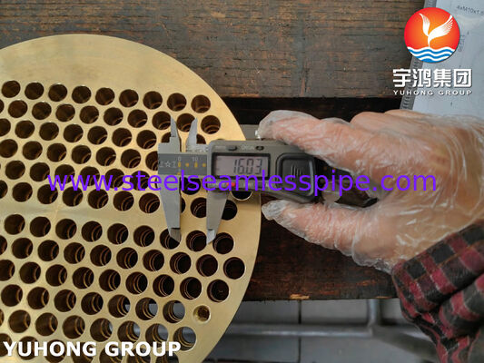 ASME SB171 C46400 Bảng ống cho máy trao đổi nhiệt, máy làm mát không khí và bình áp suất