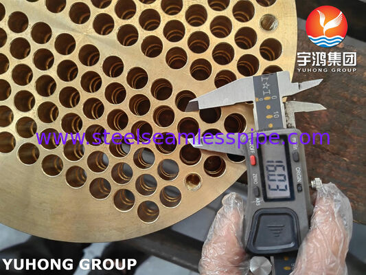 ASME SB171 C46400 Bảng ống cho máy trao đổi nhiệt, máy làm mát không khí và bình áp suất