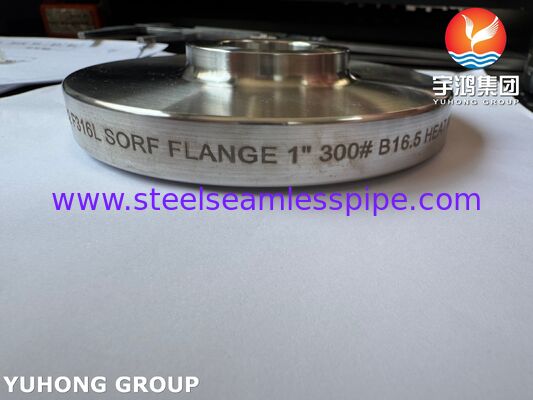 ASTM A182 F316L Stainless Steel Flange Kháng ăn mòn carbon thấp cho hóa chất biển