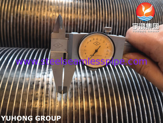 Ống cánh xoắn hàn tần số cao ASTM A269 TP321 cho bộ trao đổi nhiệt