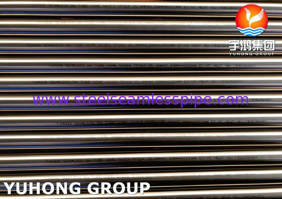 ASTM A269 TP304 Ống thép không gỉ được hàn sáng cho khí dầu