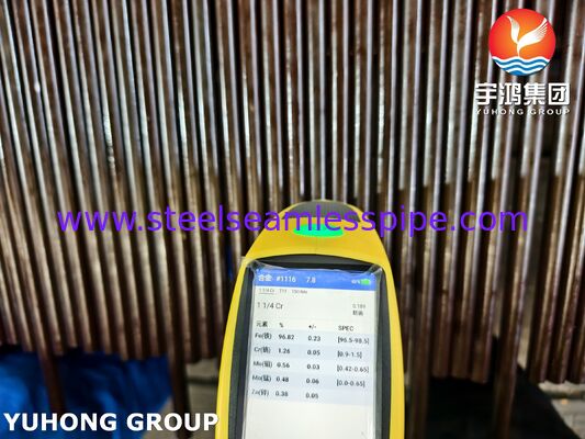 ASTM A213 T11 ống nắp nắp thép hợp kim thấp cho nồi hơi