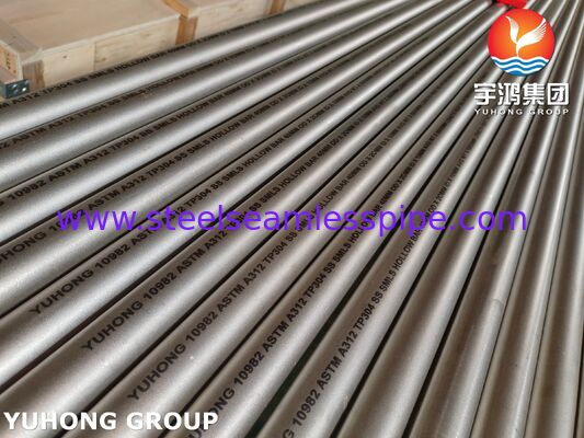 Thanh rỗng thép không gỉ liền mạch ASTM A312 TP304 / UNS S30400 cho ngành hóa chất